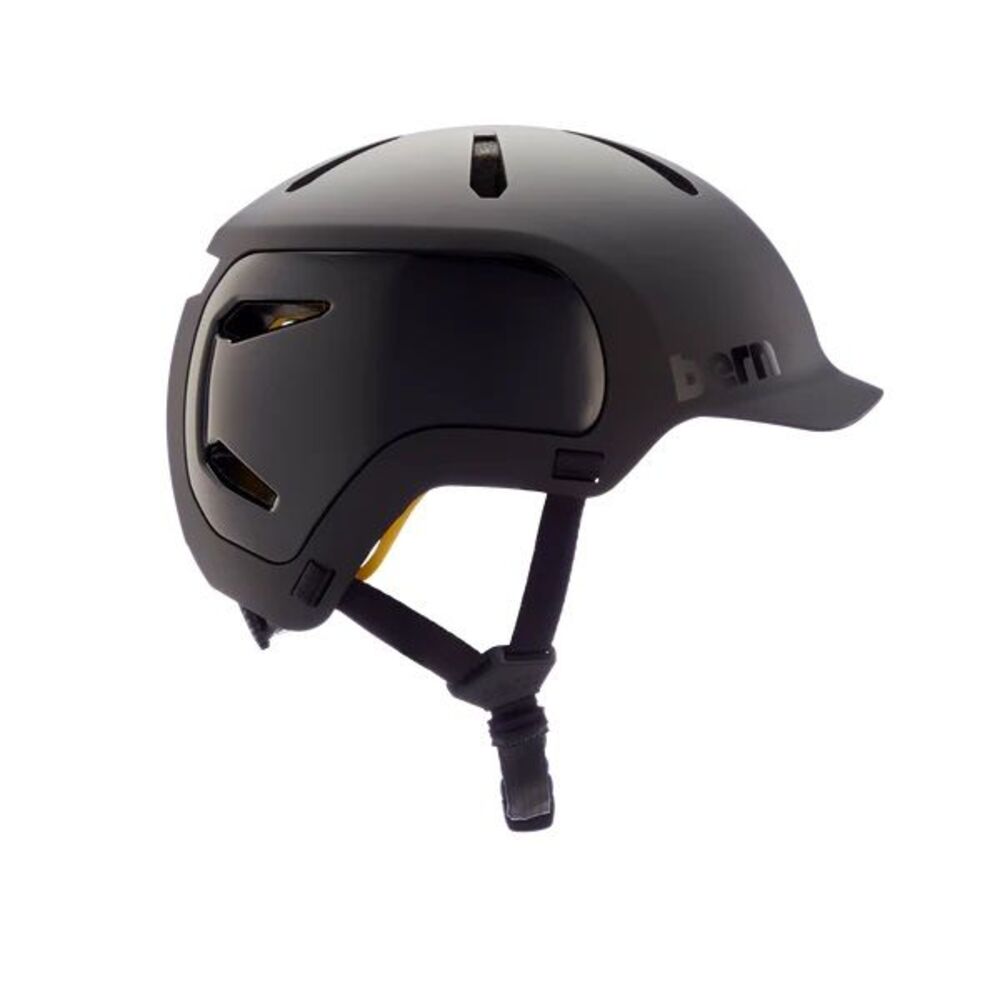 Bern Watts 2.0 Adult Snowsports Ski Helmet for Men/Women, Matte Black - Small